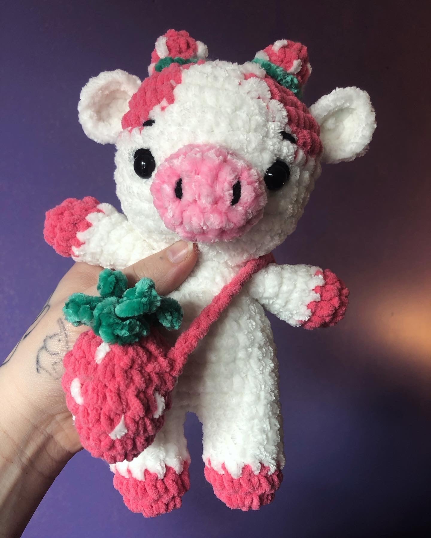 Strawberry cow