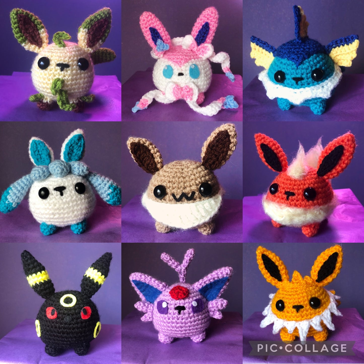 Eeveelutions (all 9)